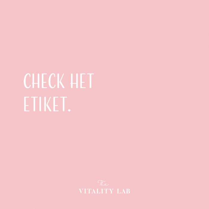 The Vitality Lab - gewichtsconsulent Den Haag - etiket